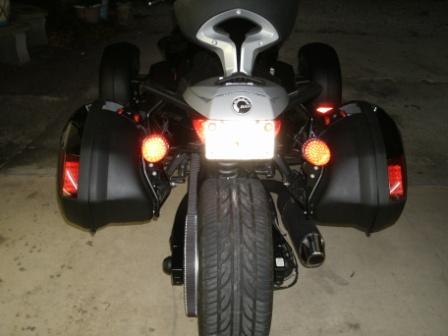 Caddi Lights rear view