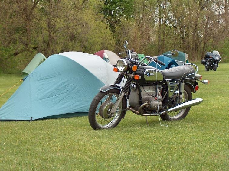 Camping with R75