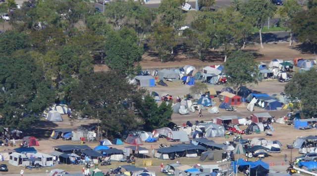 Campsite at Townsville Ulysses AGM