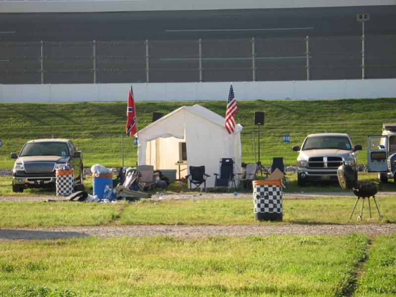 Campsite Monday Morning