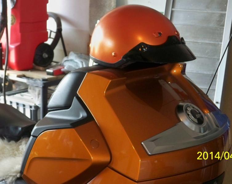 camus & finished helmet