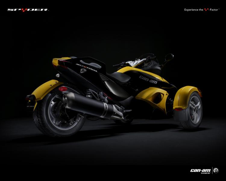 Can Am Spyder Millenium Yellow