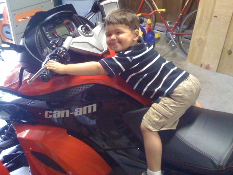 Can't quite reach the brake.