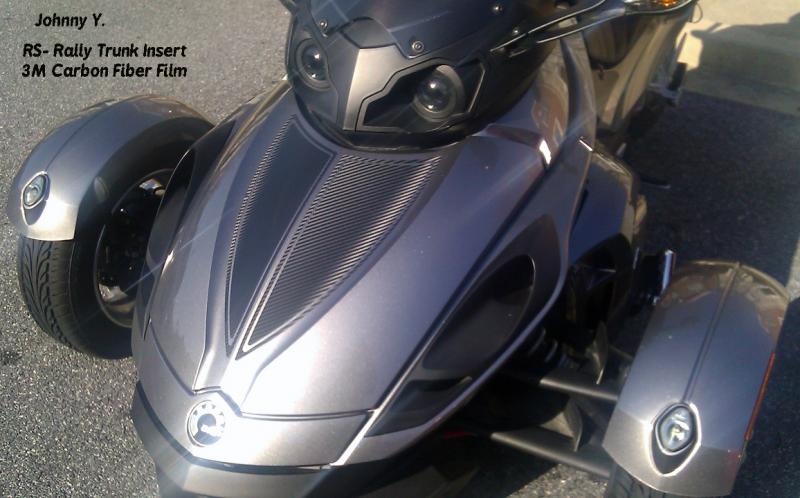 Carbon Fiber 3M  RS Trunk Insert kit "RS Rally" Kit installed by Johnny Yankanich