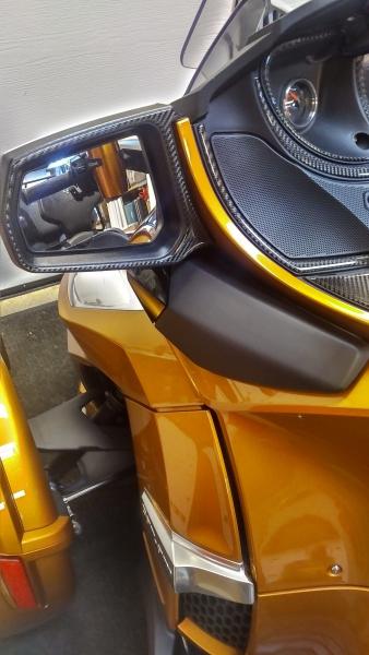 Carbon Fiber dash kit from Wrap My Spyder