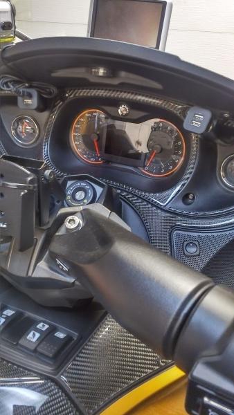 Carbon Fiber dash kit from Wrap My Spyder