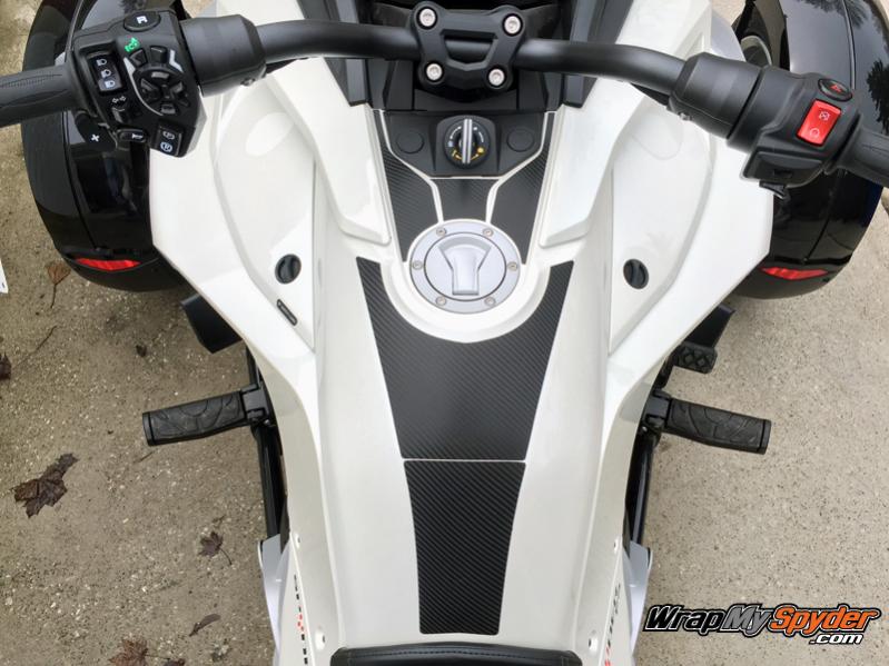 Carbon Fiber Spyder F3 Tank protector