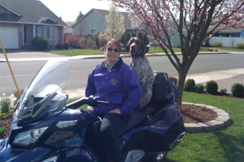 Carson's ready for a ride!