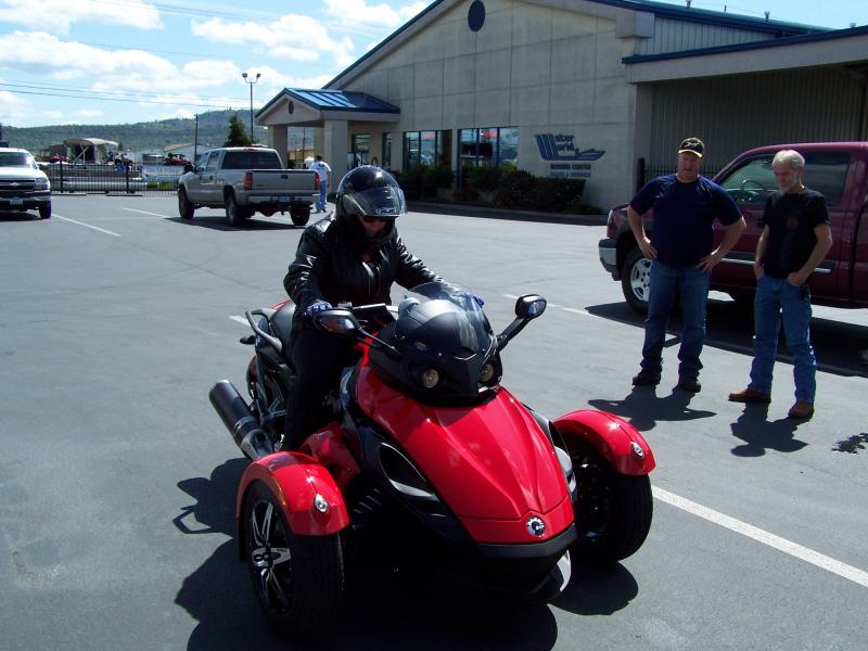 Cat getting ready for a test run