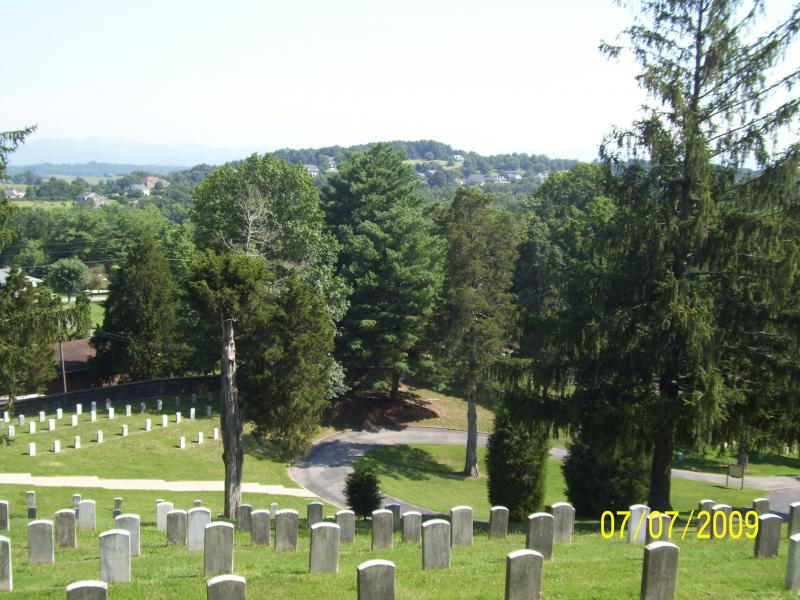 Cemetery view.