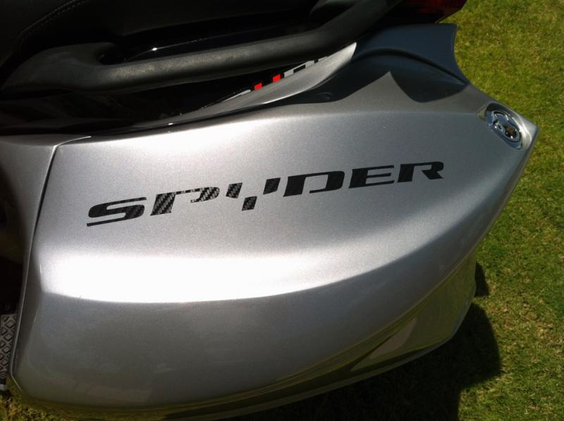 CF Spyder Text top of bags