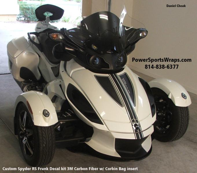 Cheak RS Frunk Insert.  We custom created this Frunk Decal kit to our customers request.  What's your idea? 814-838-6377