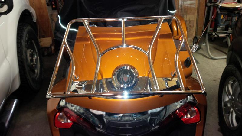 Chrome Luggage Rack