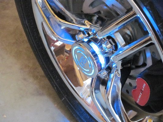 Chrome Wheels and Aqua Gloryders