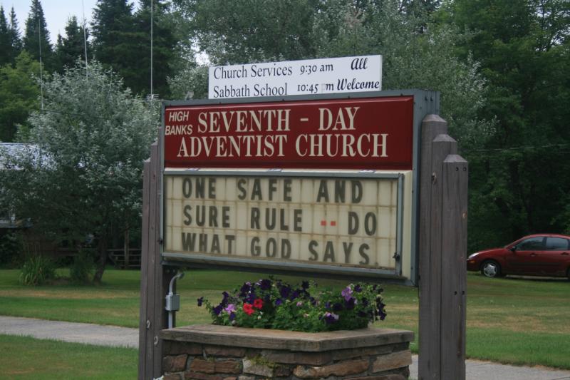 church sign