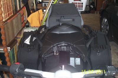 CL 850 + BRP Bag seat up