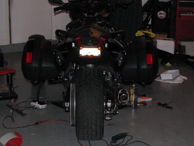 cleaned up tail section