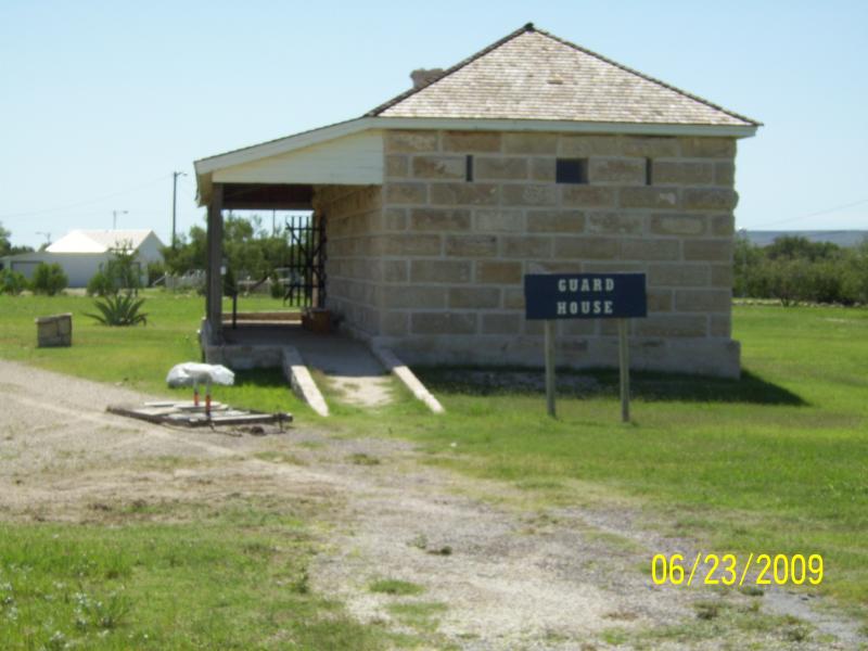 Closer view of Gaurd House.