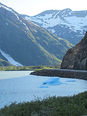 Club Ride #7 Portage Lake icebergs
