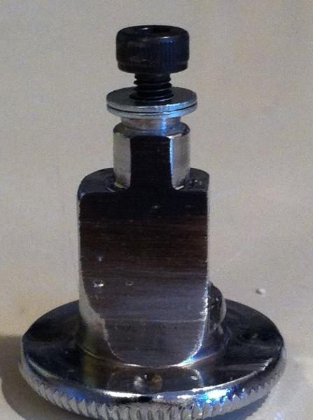 Clutch lever adjuster side view