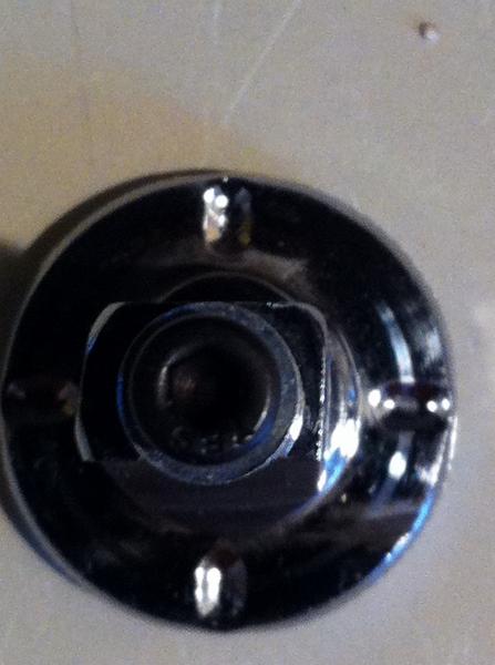 Clutch lever adjuster top view