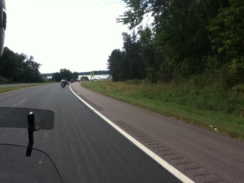 Coming into Garrison.