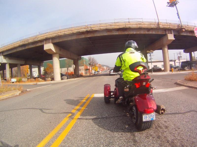 Coming into West Duluth to visit Aerostich