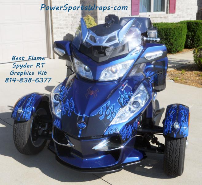Complete kit Spyder RT Best Flame kit 

To order 814-838-6377