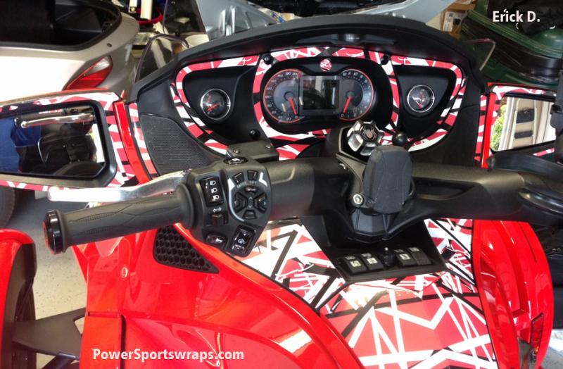 Confusion Red RT dash Skinz kit