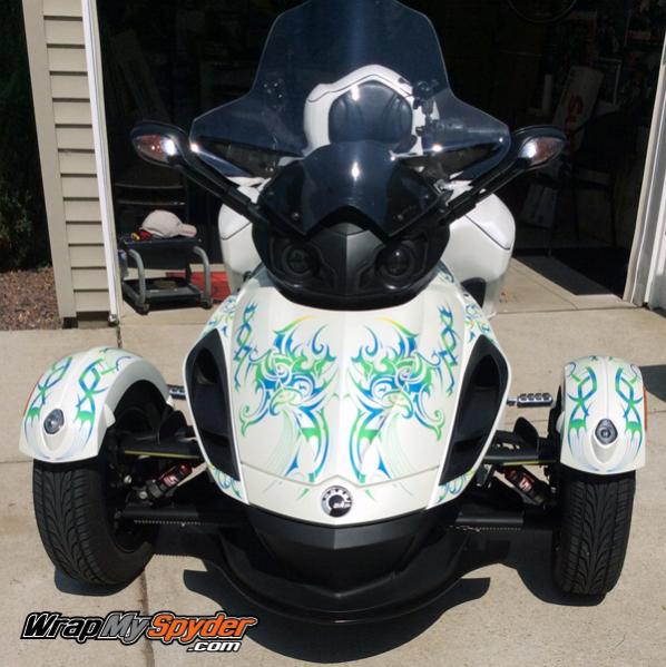 Contact us to custom design your Spyder graphics.  814-838-6377
