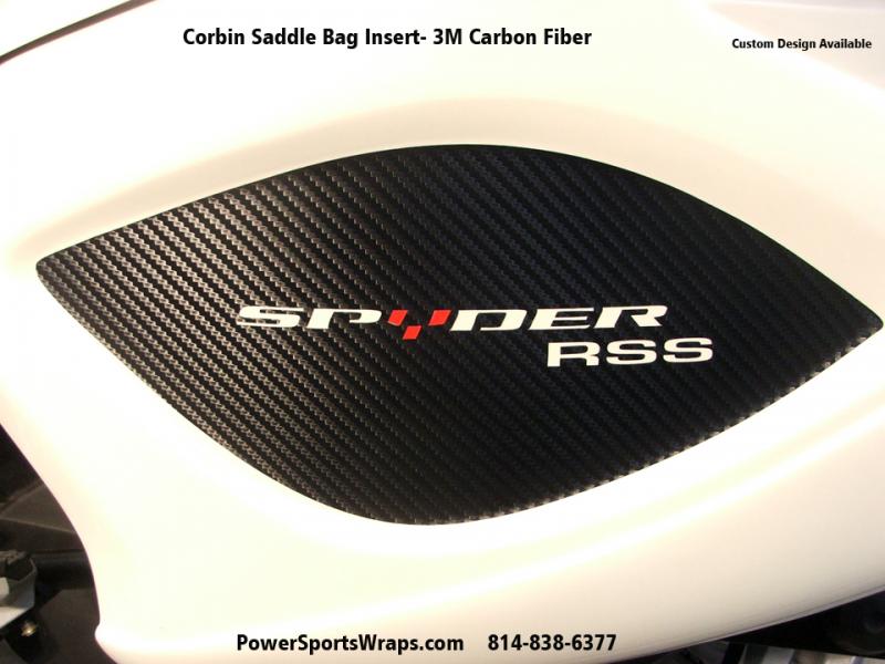 Corbin Saddle Bag insert 3M Carbon Fiber Spyder RS.  We can custom create one just for you.