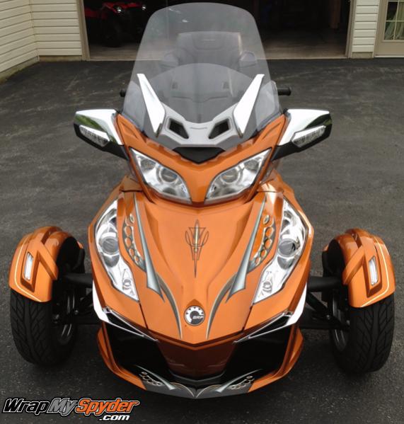 Cosmos - Gray Graphics kit for Spyder. Easy peel and stick apply. Order on www.wrapmyspyder.com