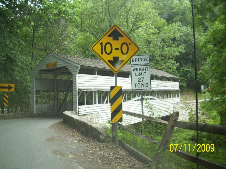 Covered bridge.  VF, PA