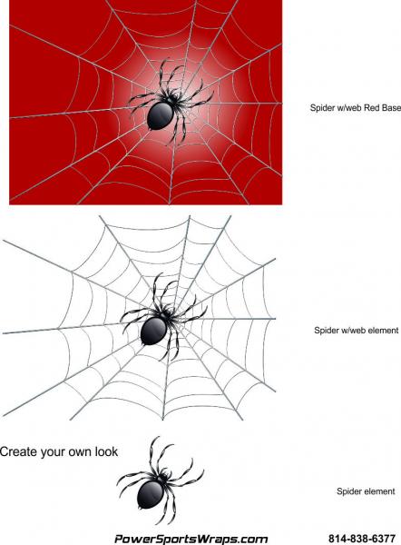 Create your own look using these new Spider elements. Let us know the look you want and we will create a kit just for you. 814-838-6377