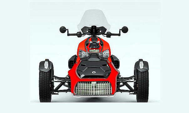 Currently using a mesh grill to stop gravel and such, but working on converting an old Mercury grill I had laying about. Pretty much a simple cut and 