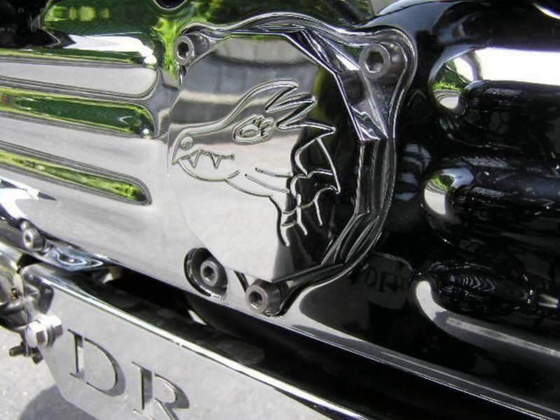 Custom Dragon timing covers.