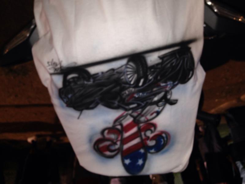 Custom shirt back uniquely mine