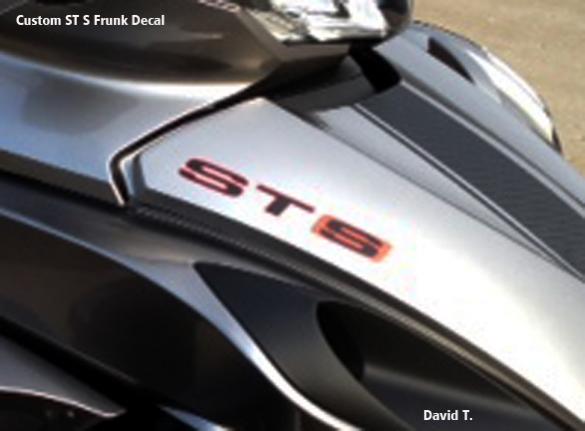 Custom ST S decal. Our customer David provided his art design to us and we produced it in a decal for him.  814-838-6377