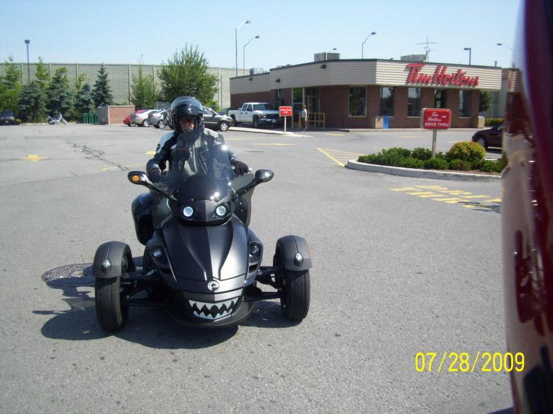 Dan following so we don't get lost.