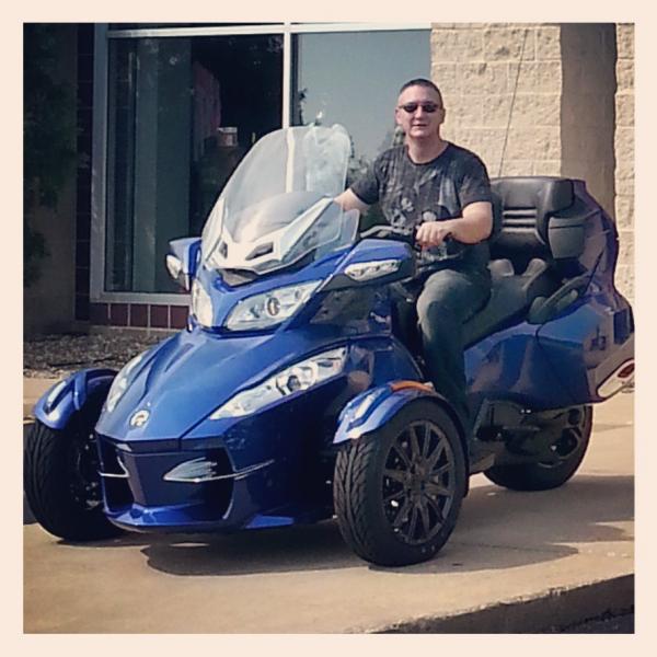 Dan on Spyder RT-S SE5