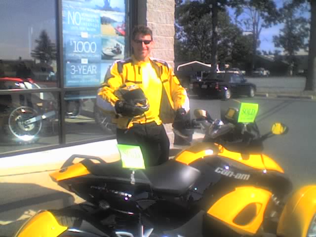 Day I got my Spyder...what an awesome day!