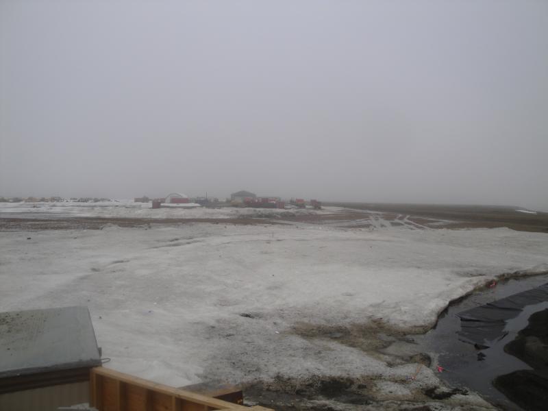Deadhorse Camp, Alaska - Looking out our back door.