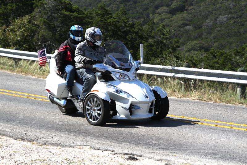 Debbie and Vic on the Three Sisters Ride - 2015 10 17