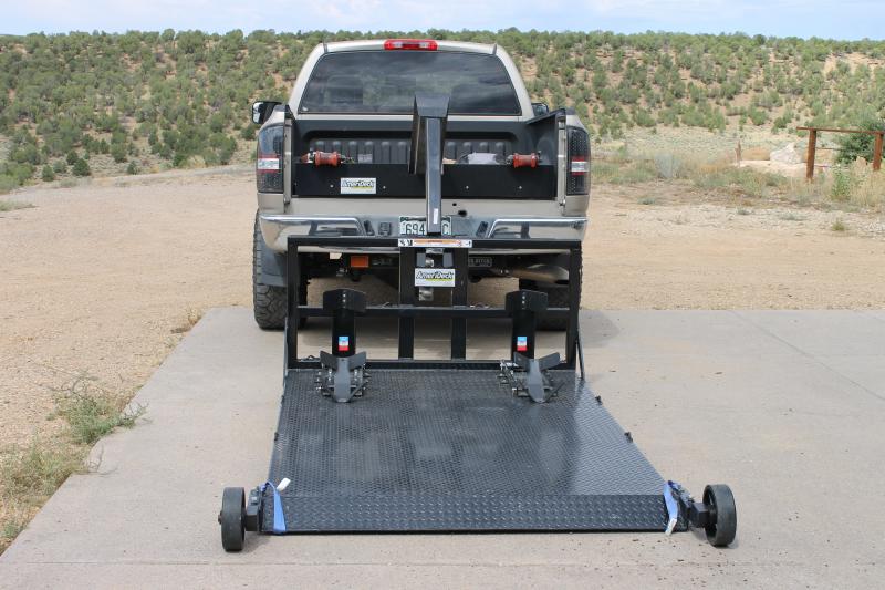 Deck lowered to ground level.