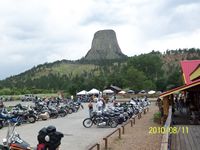 Devil's Tower near Sundance, SD. KOA Campground