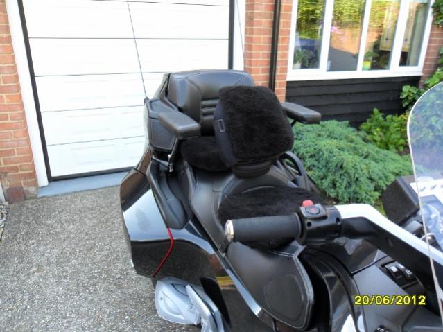 Diamond R Accessories Armests fitted ready for our 
Scotland Trip