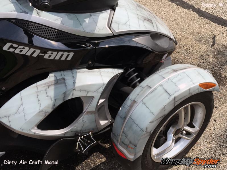 Dirty Air Craft Metal Spyder RS wrap kit
