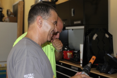 Doc said after the hole was drilled my bike was no longer a virgin....