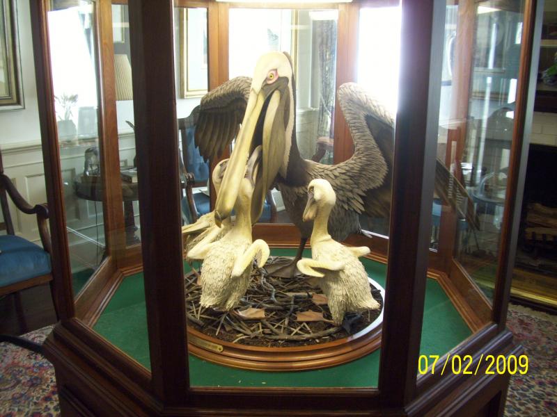 Don't remember but this is a LA symbol. Mother pelican and her 3 offspring.