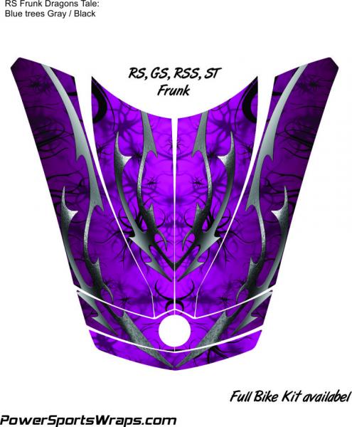 Dragons Tale Pink trees Gray Black